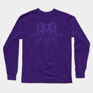 Silhouette VI (Violet) Long Sleeve T-Shirt